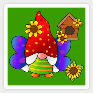 Cute Gnome Design Sticker